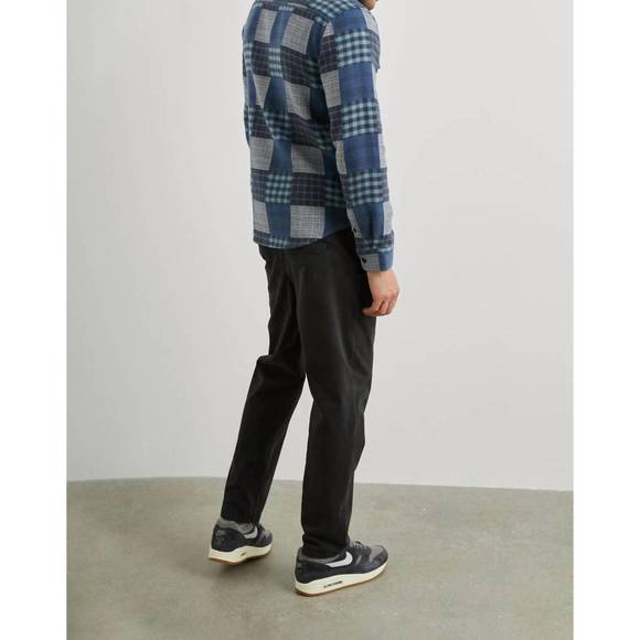 NEW RAILS banton shirt in blue patchwork - Picture 5 of 5